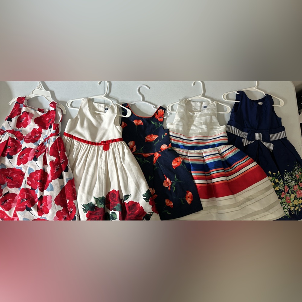 Lot of Janie and Jack dresses 2T, 3T